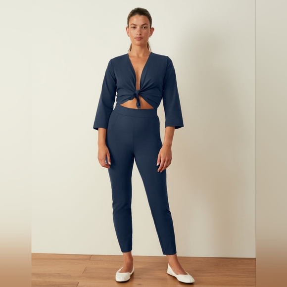 NWOT Aday Destination two-way navy jumpsuit - Picture 2 of 9